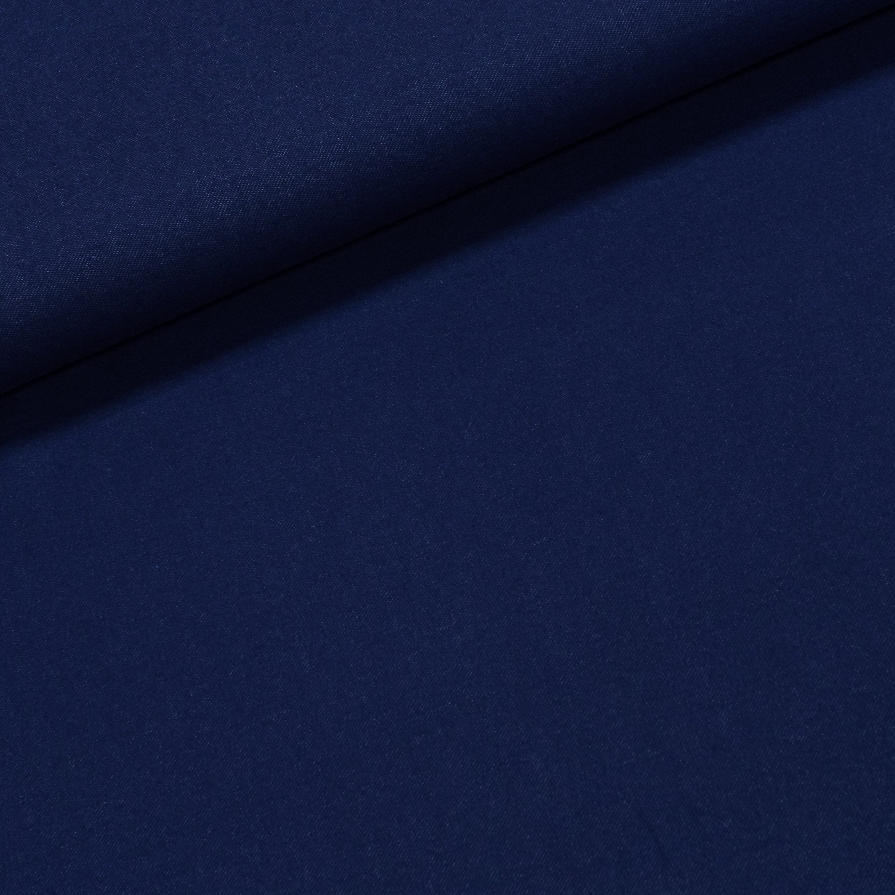 Levně Směsový úplet 2530_027 DENIM, jednobarevný modrý, vzhled rifloviny, š.150cm (látka v metráži)