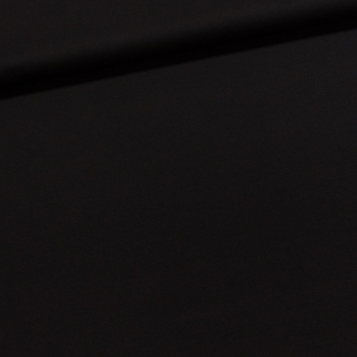 Směsový úplet DT-23088 UNI jednobarevný černý, š.150cm (látka v metráži)