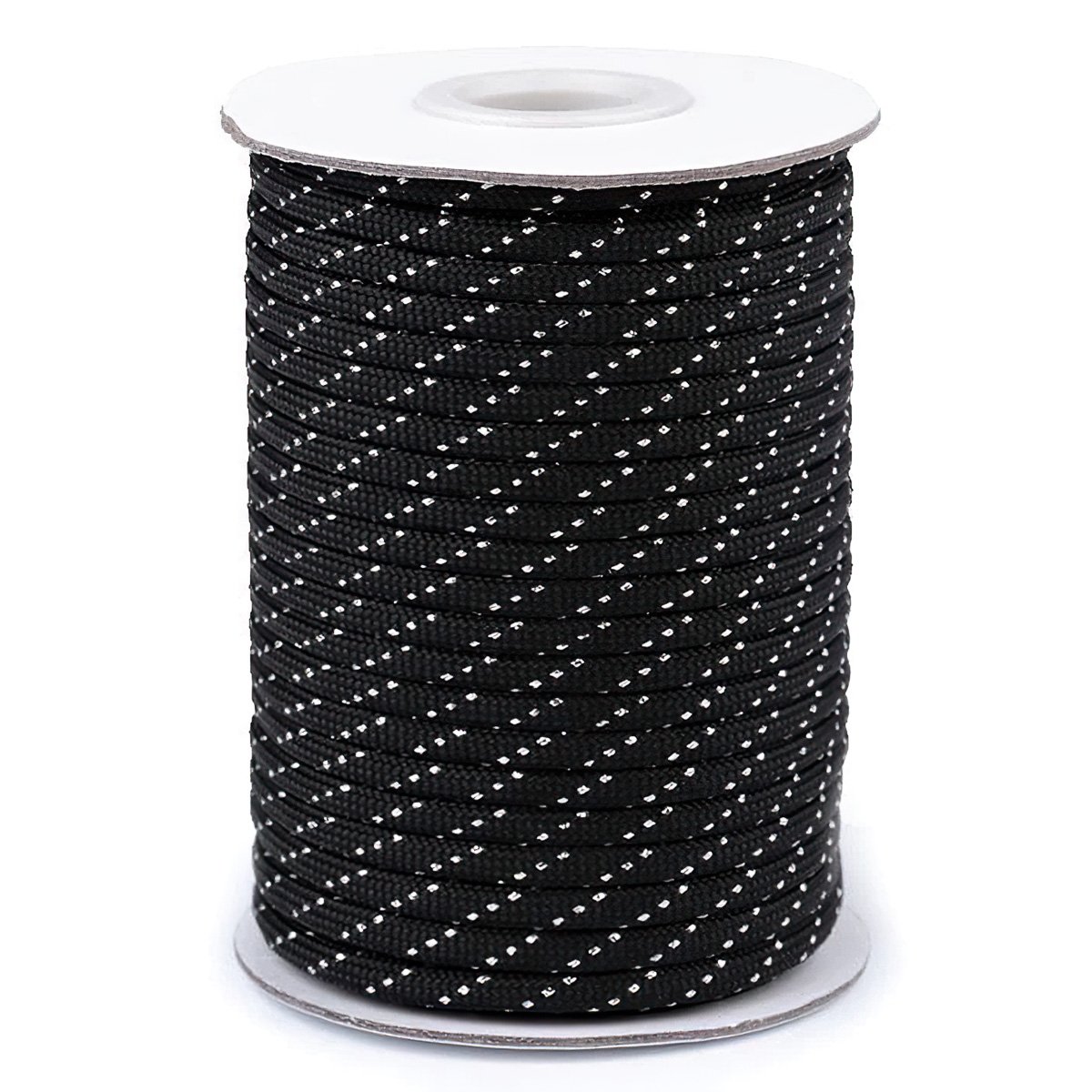 Šňůrka padáková 310230/4, černá, průměr 4mm (šňůra na metry)