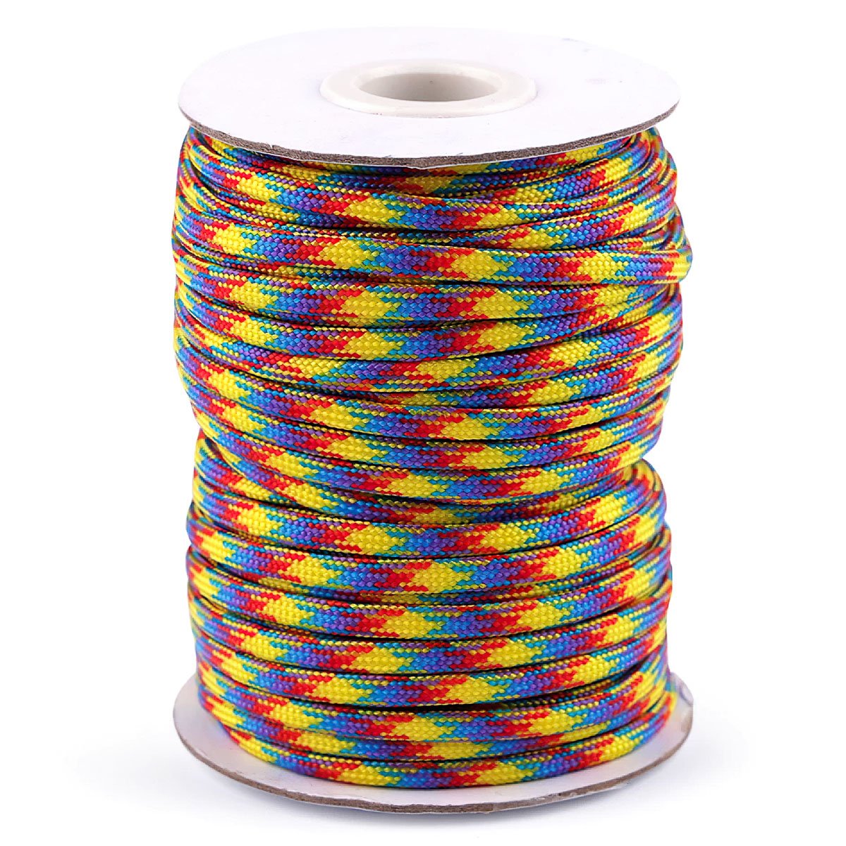 Šňůrka padáková 310230/7, multicolored (vícebarevná), průměr 4mm (šňůra na metry)