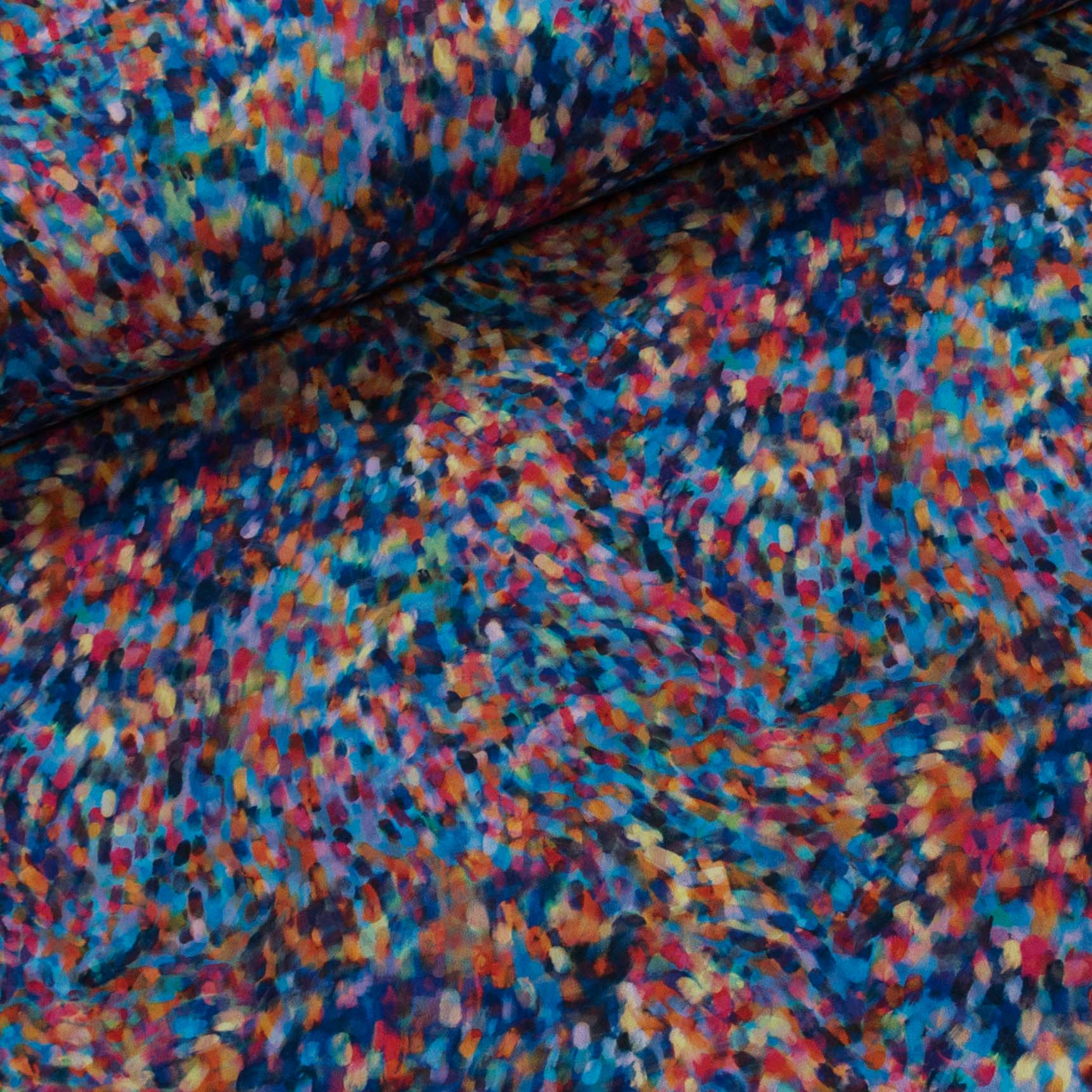 Softshell zimní 64159001, barevné střípky 315g/m2, š.145cm (látka v metráži)