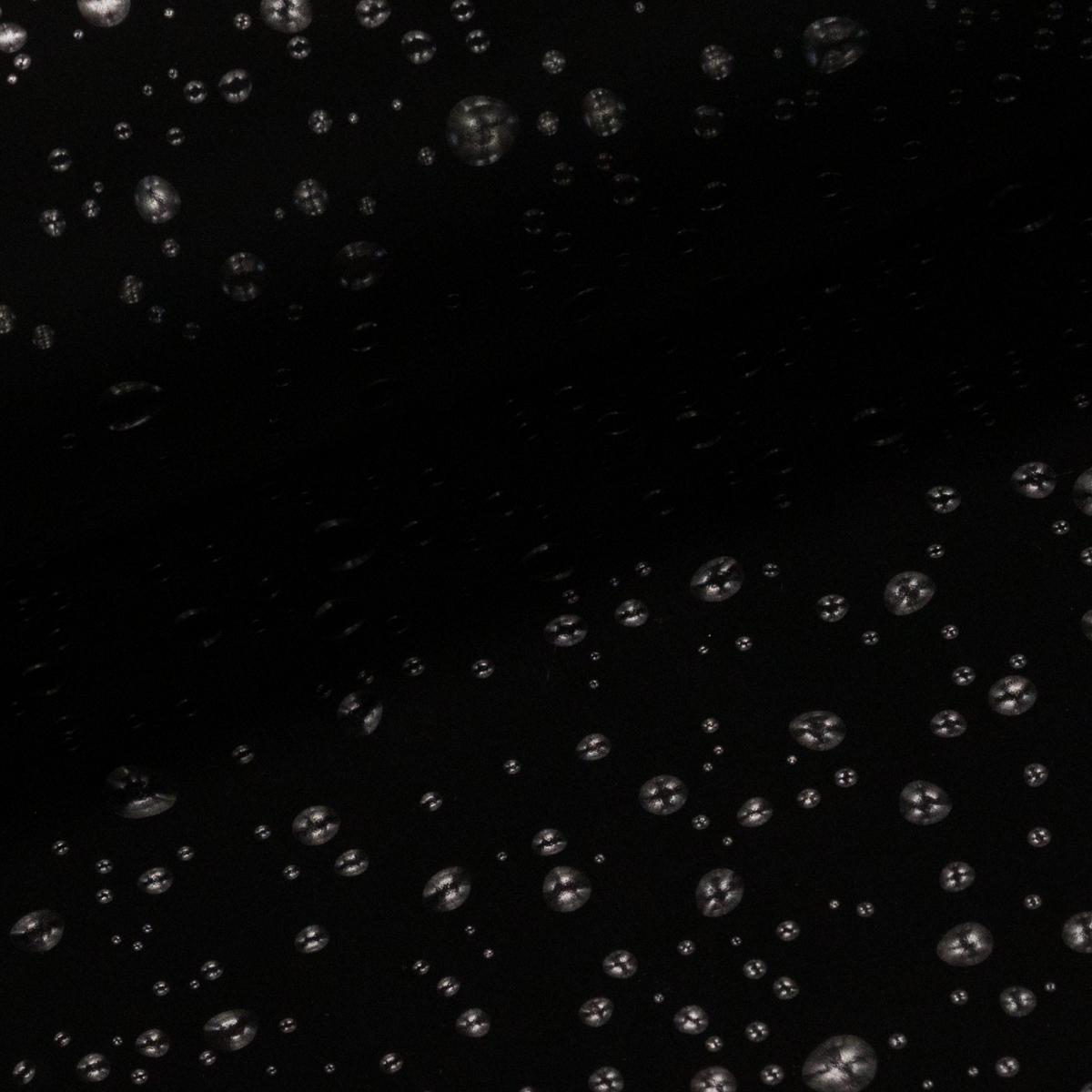 Softshell zimní N18421 dešťové kapky, černý, 315g/m2, š.145cm (látka v metráži)