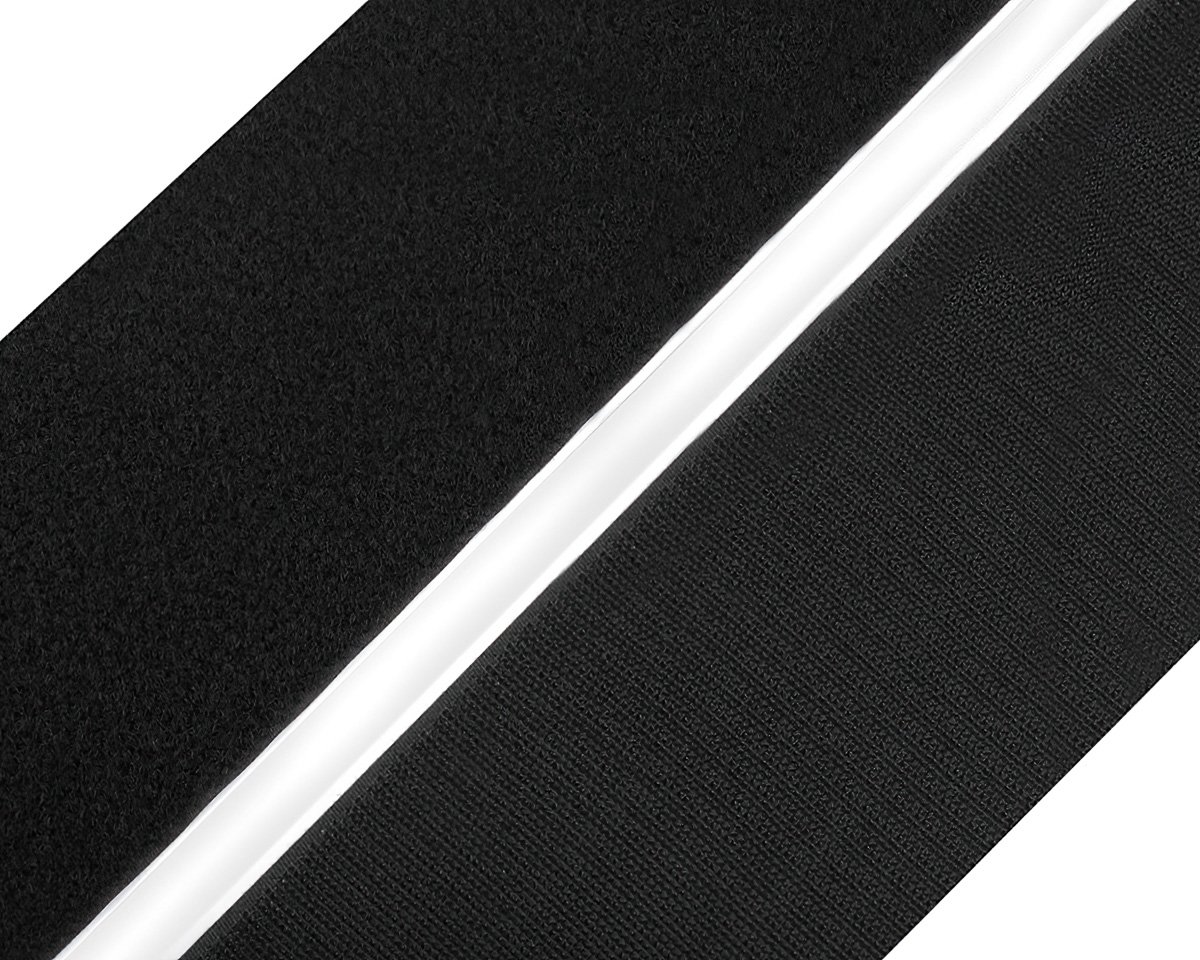 Stoklasa Suchý zip háček + plyš samolepící 740405 černý, šířka 8cm (v metráži)