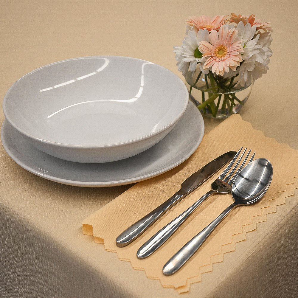 Olzatex Nešpinivý / teflonový látkový ubrus UNI 3021 SVĚTLE ŽLUTÁ, průměr 150cm (kruh)