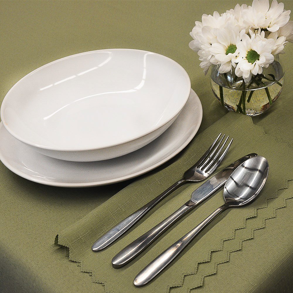 Olzatex Nešpinivý / teflonový látkový ubrus UNI 3022 OLIVOVÁ, 140x180cm (obdélník)