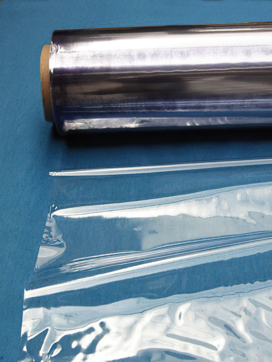 Ubrus PVC průhledný 0009, bez vzoru, š.130cm, role 30m