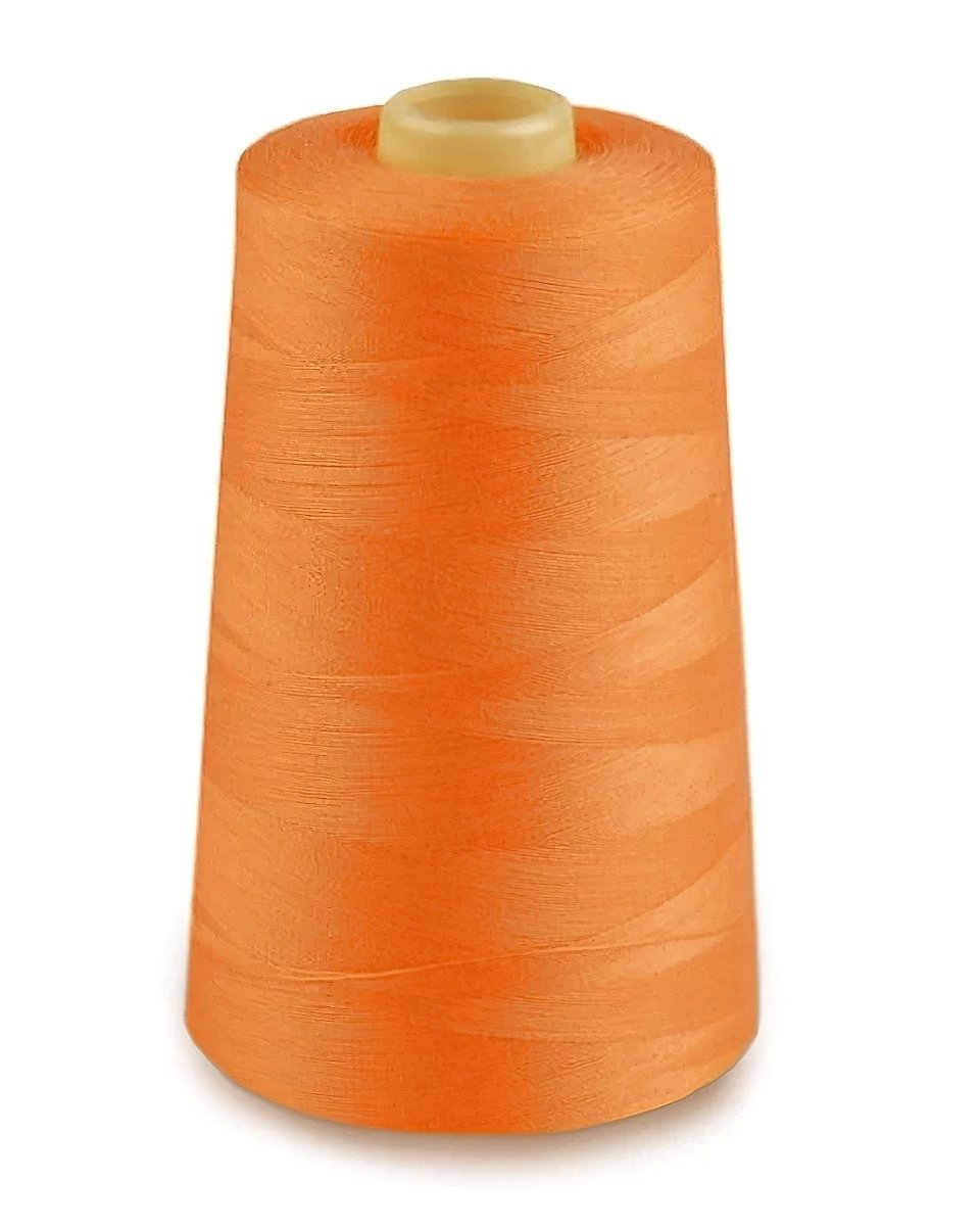 Univerzální poylesterová oděvní nit NTF pro overlocky/průmyslové/klasické šicí stroje, 522 oranžová, návin 5000yd (4572m)