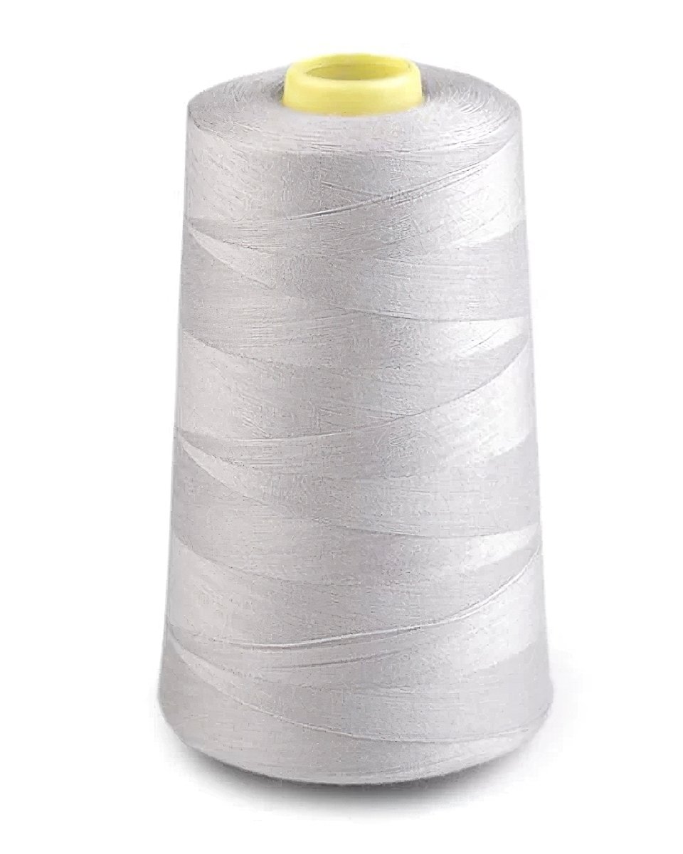 NTF univerzální poylesterová oděvní nit pro overlocky/průmyslové/klasické šicí stroje, 725 světle šedá, návin 5000yd (4572m)