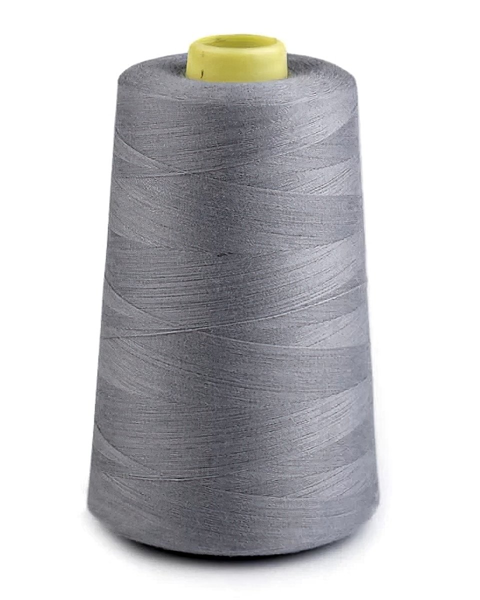 NTF univerzální poylesterová oděvní nit pro overlocky/průmyslové/klasické šicí stroje, 729 šedá, návin 5000yd (4572m)
