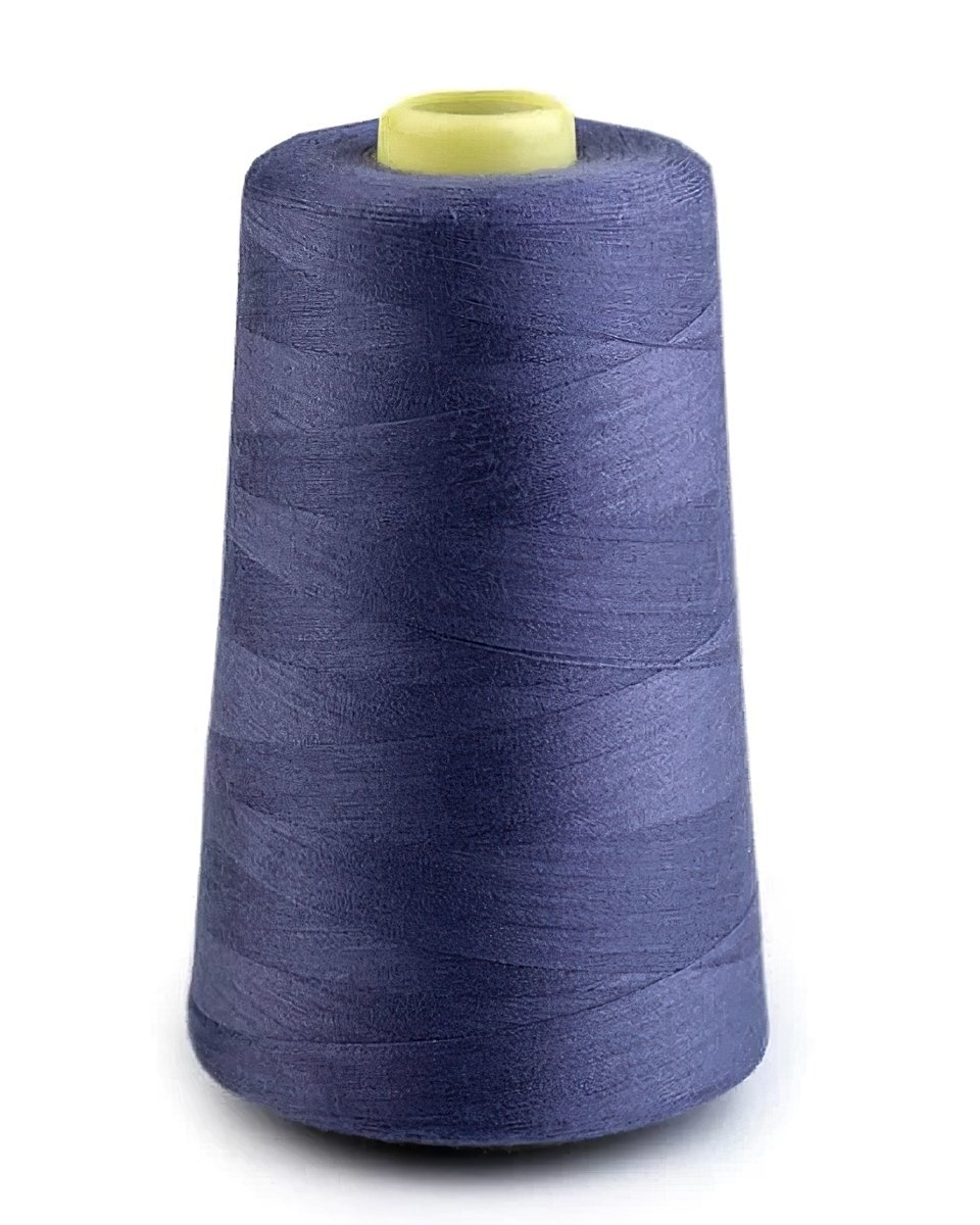 NTF univerzální poylesterová oděvní nit pro overlocky/průmyslové/klasické šicí stroje, 734 modrá denim, návin 5000yd (4572m)