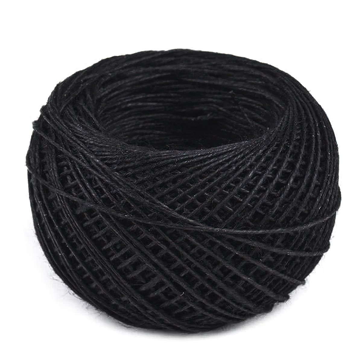 Barkonie Univerzální šicí nit kovářská 240142/9005 lněná, černá, návin 50m, plastové pouzdro