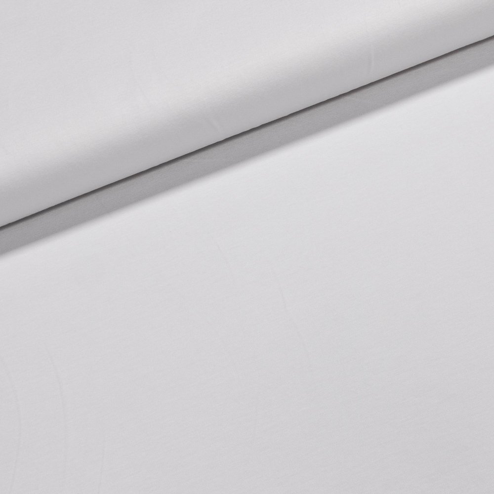 Bavlněný úplet jednobarevný 2906 0101 uni bílý, š.185cm (látka v metráži)