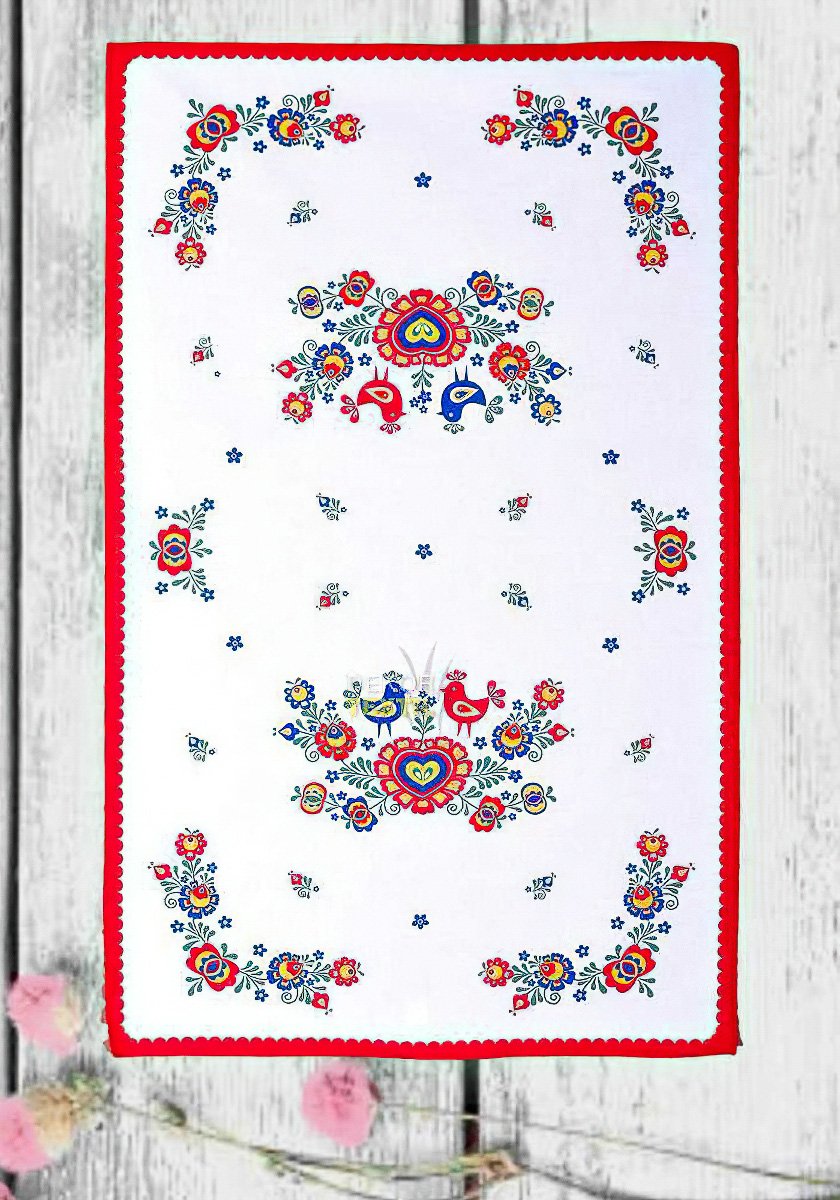 Kuchyňská utěrka FOLKLOR MODRÁ, 40x70cm