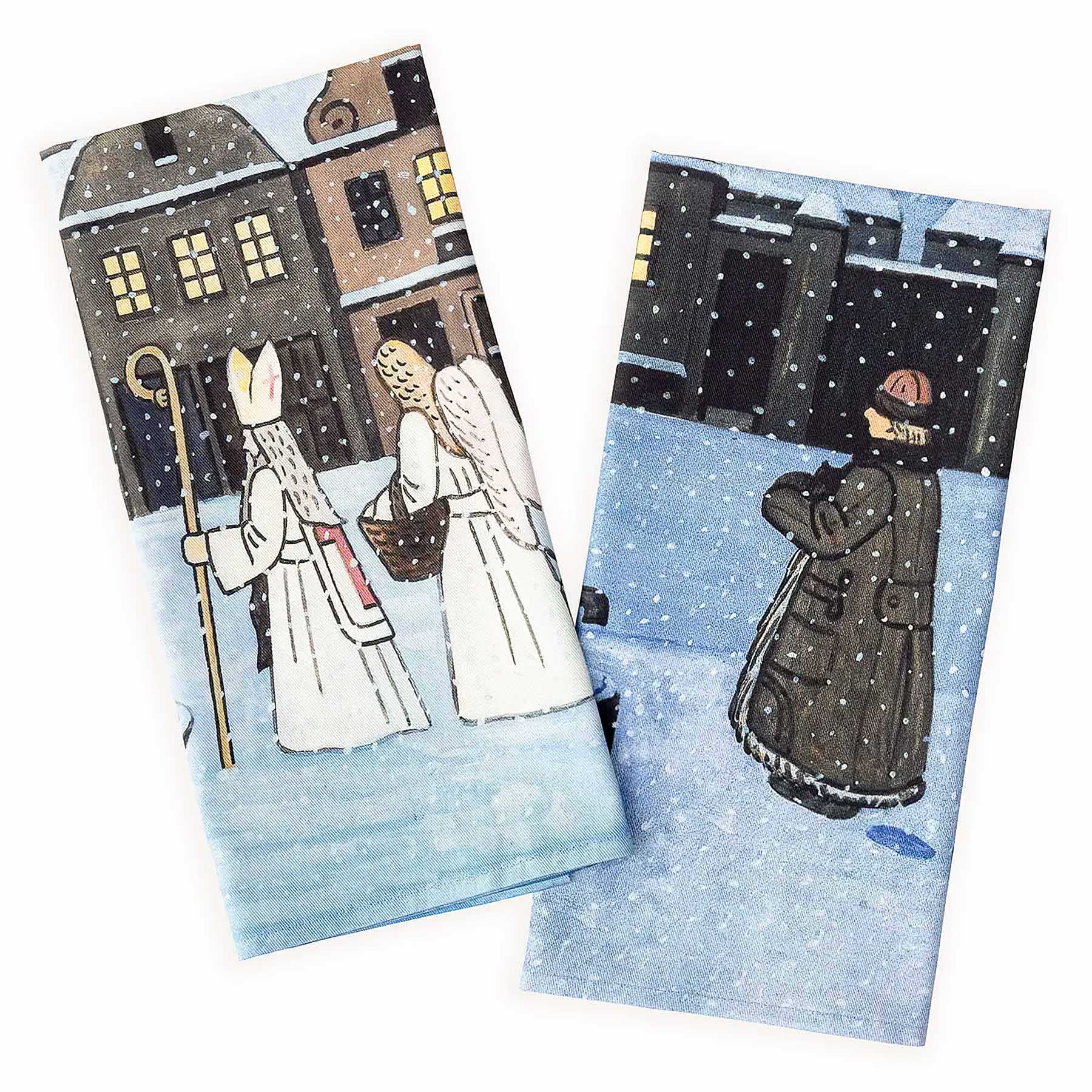 Matějovský utěrky JOSEF NA PŮLNOČNÍ, modrá, 2 kusy 50x70cm