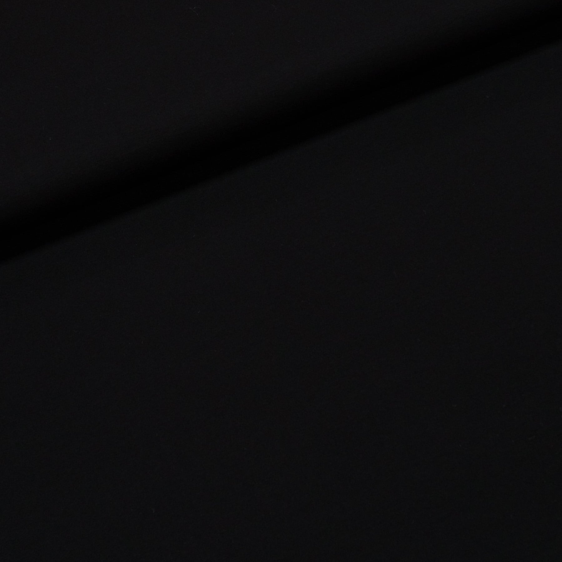 Viskózový úplet UNI 14863, jednobarevný černý, š.155cm (látka v metráži)