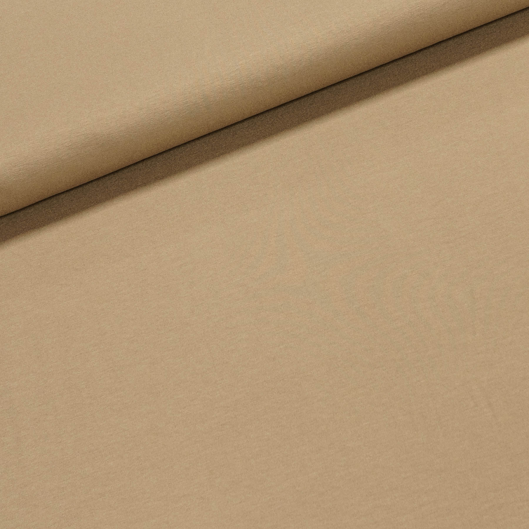 Viskózový úplet UNI PR0001-548, jednobarevný kapučíno, š.145cm (látka v metráži)