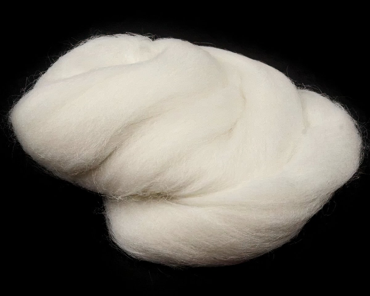 InBIO Vlna na plstění / ovčí rouno česané, 730340/1, 20g, bílá mléčná