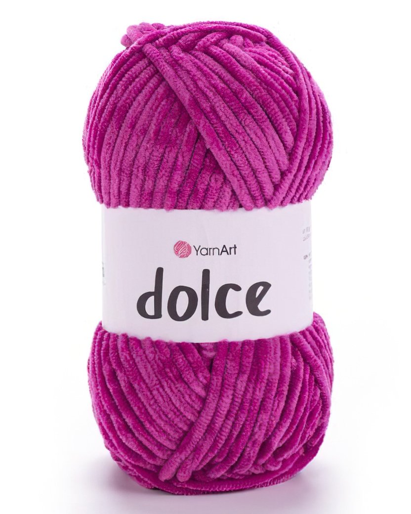 Pletací příze YarnArt DOLCE 794 fialovo-růžová, efektní, 100g/120m