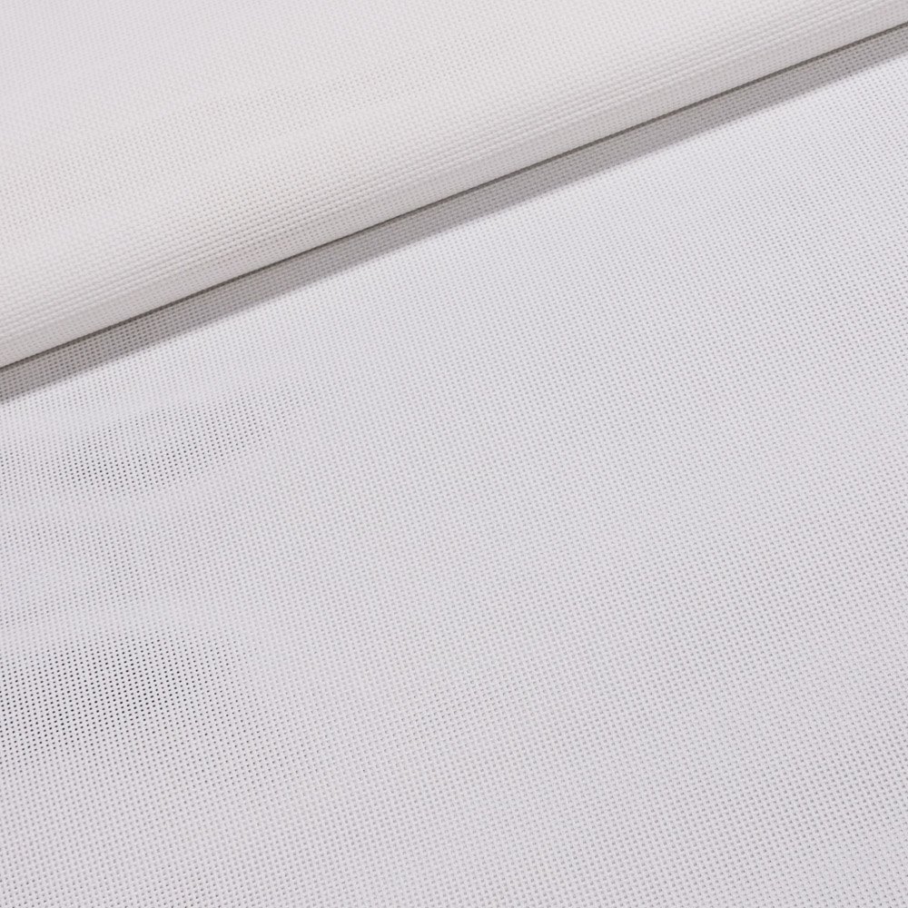 Vyšívací látka KANAVA 5 jednobarevná bílá, š.140cm (látka v metráži)