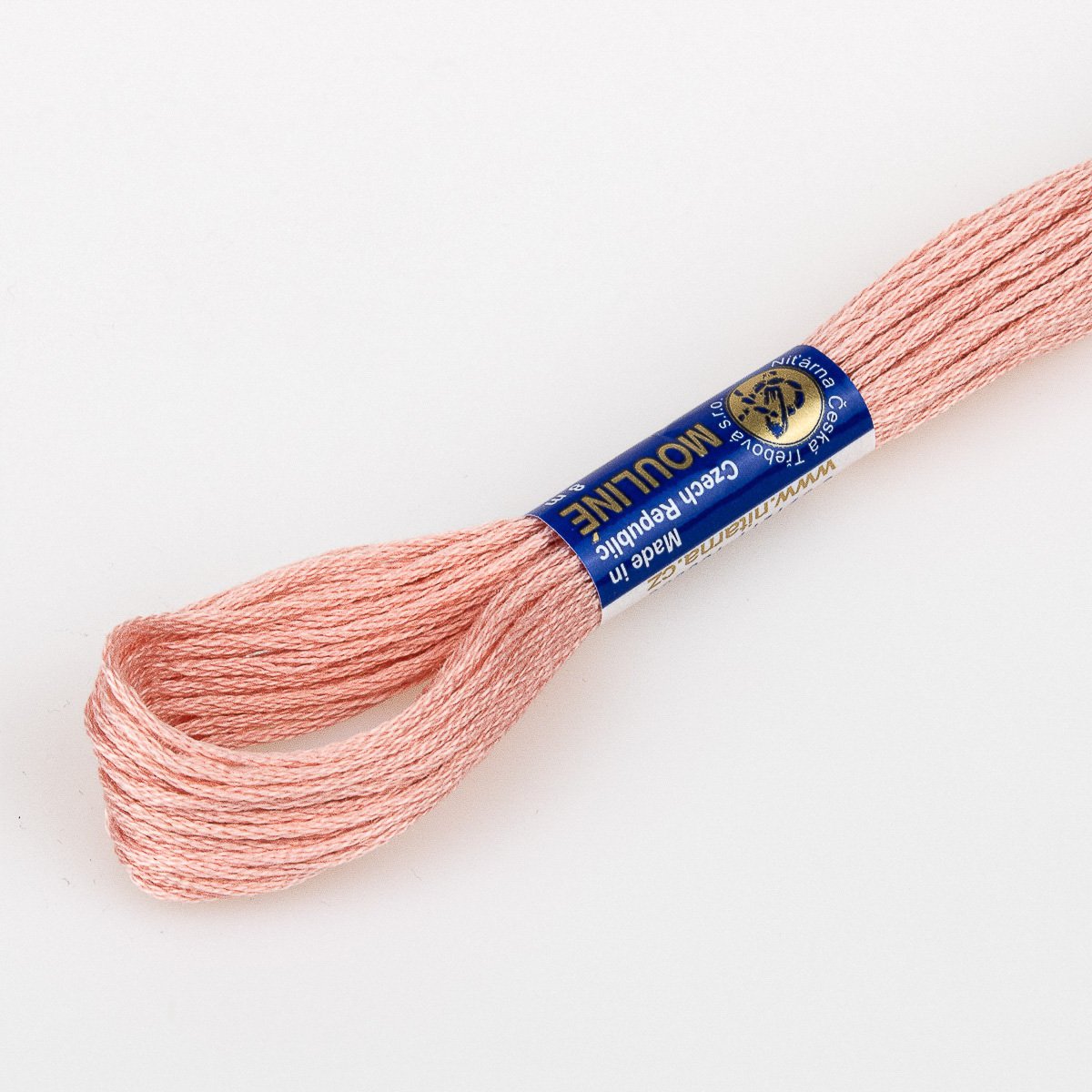 Niťárna Vyšívací příze MOULINE / MULINKA 3732 starorůžová, jednobarevná, 2g/8m