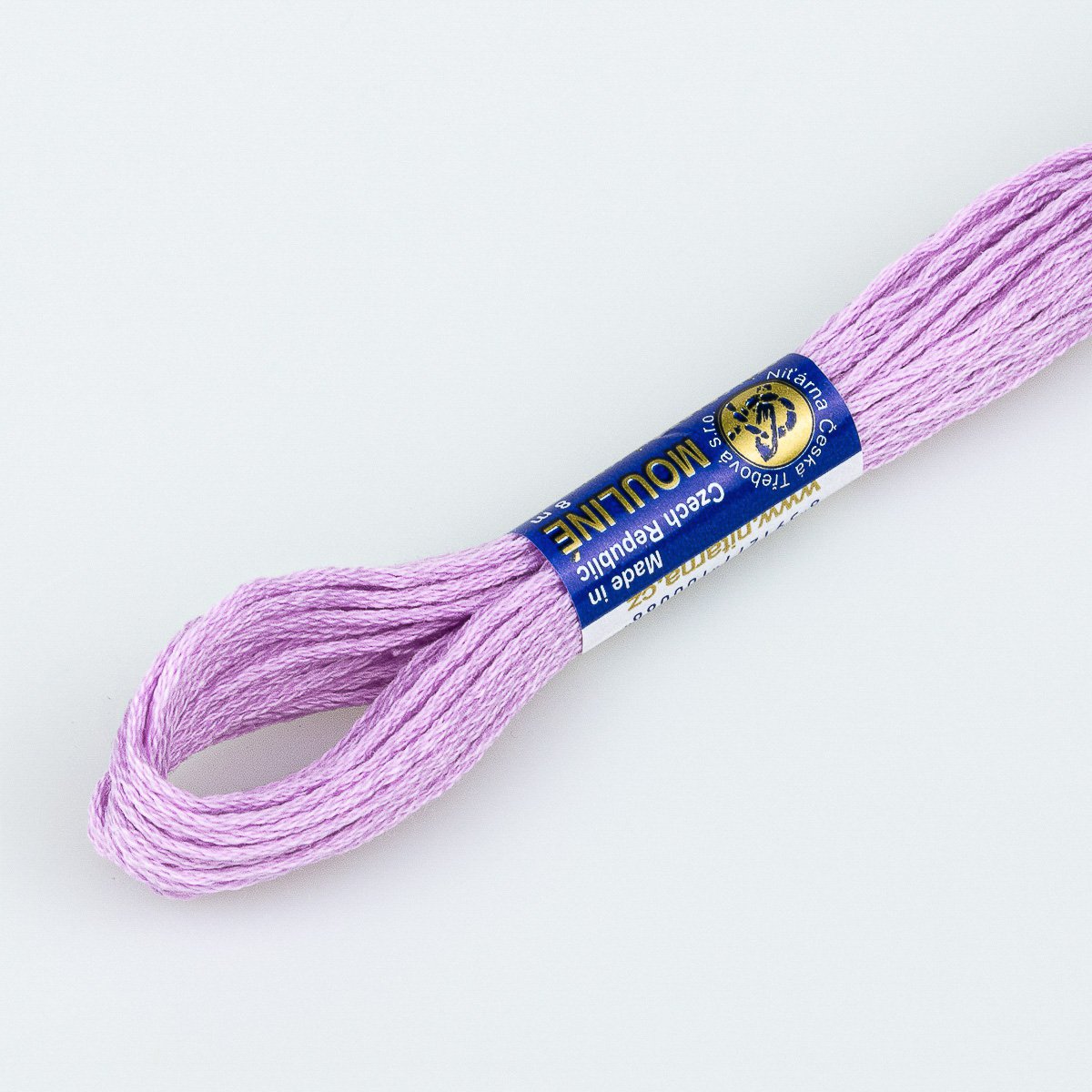 Niťárna Vyšívací příze MOULINE / MULINKA 4422 azalková růžová, jednobarevná, 2g/8m