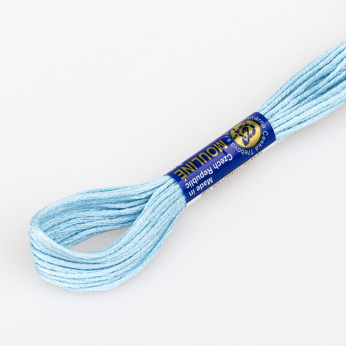 Niťárna Vyšívací příze MOULINE / MULINKA 5232 holubí šeď, jednobarevná, 2g/8m