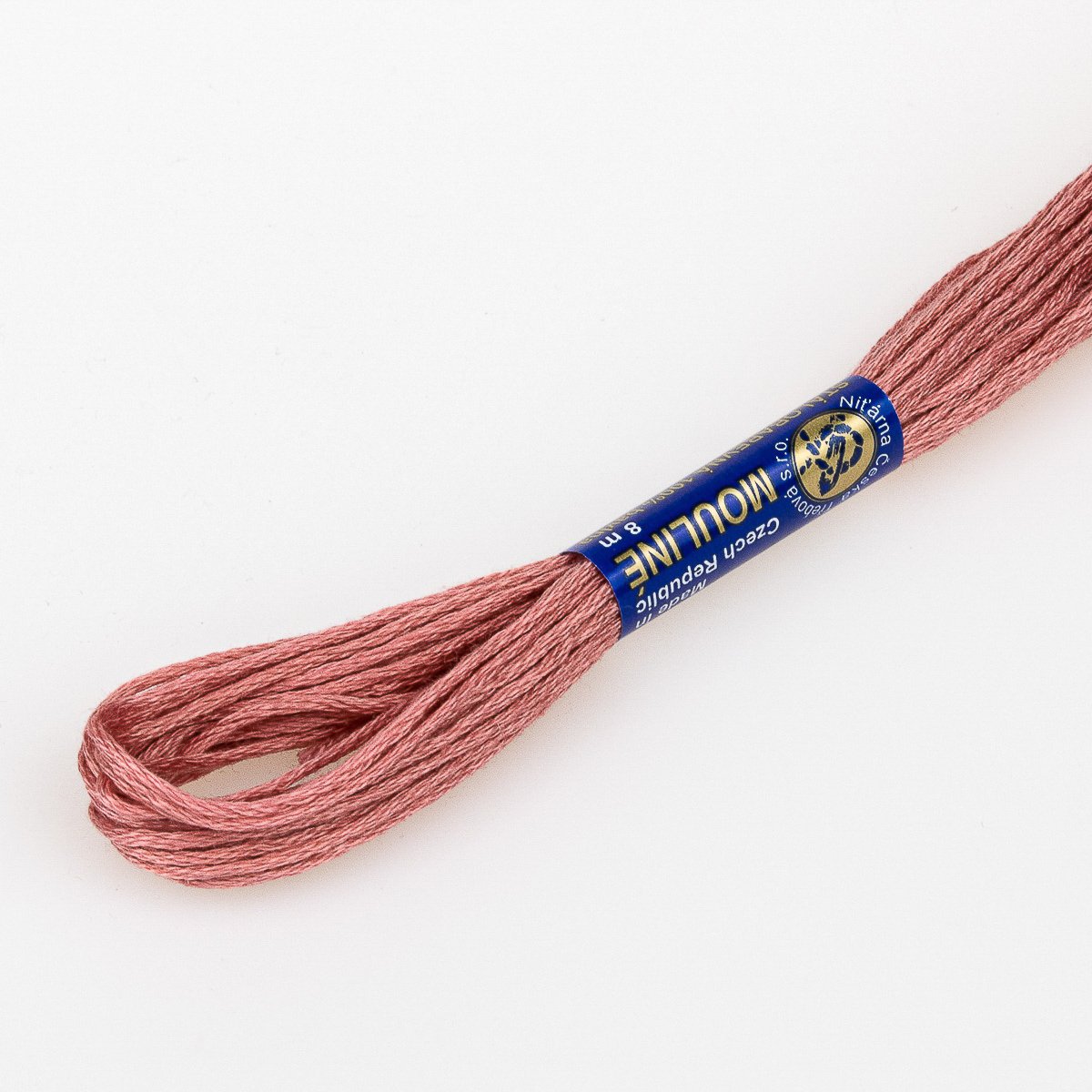 Niťárna Vyšívací příze MOULINE / MULINKA 7332 světle béžová, jednobarevná, 2g/8m