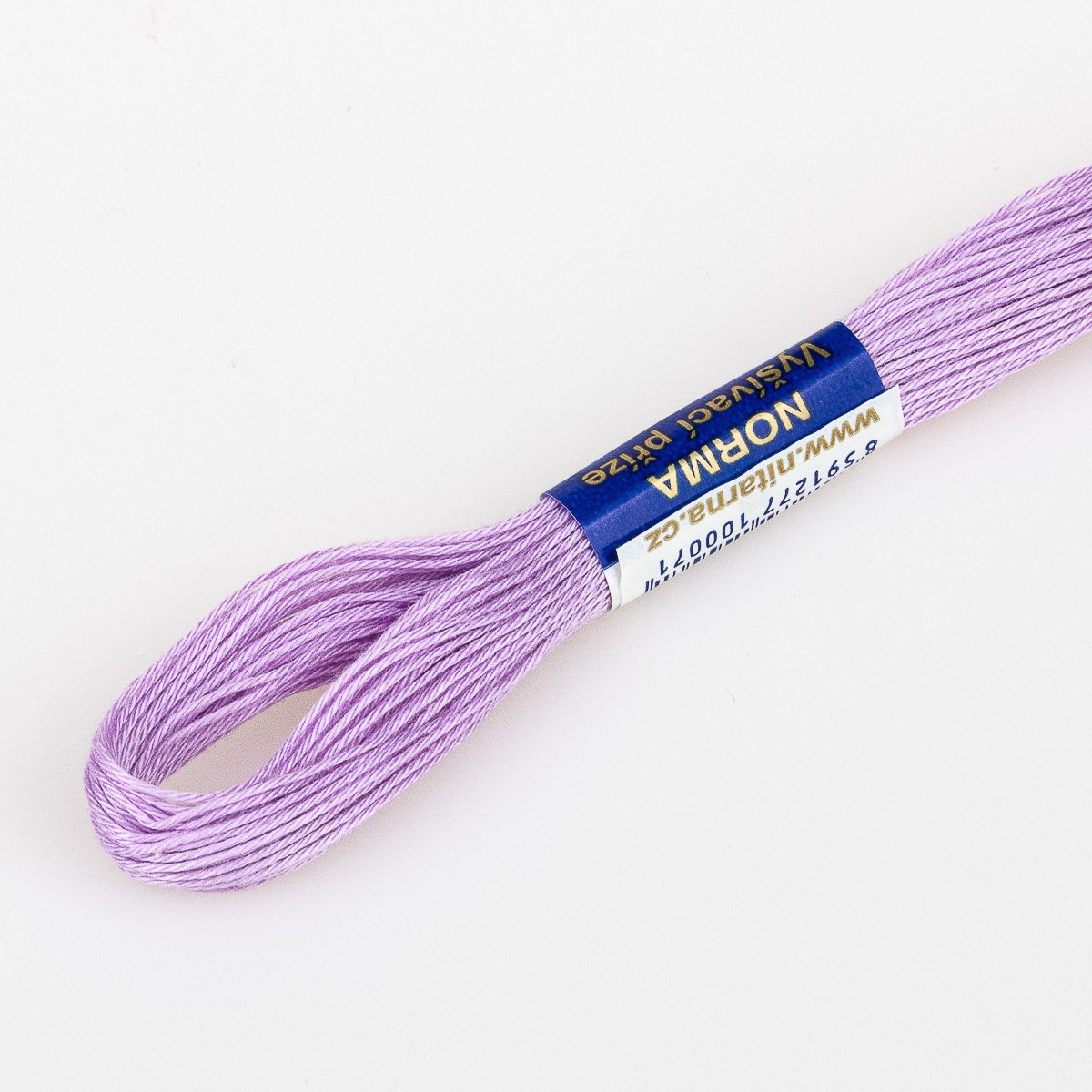 Niťárna Vyšívací příze NORMA / BAVLNKA 4422 azalková růžová, jednobarevná, 1,5g/15m