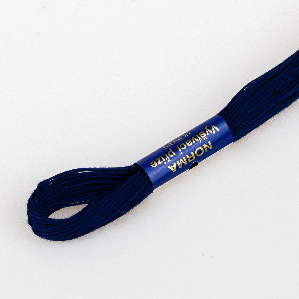 Niťárna Vyšívací příze NORMA / BAVLNKA 5892 námořní modrá, jednobarevná, 1,5g/15m
