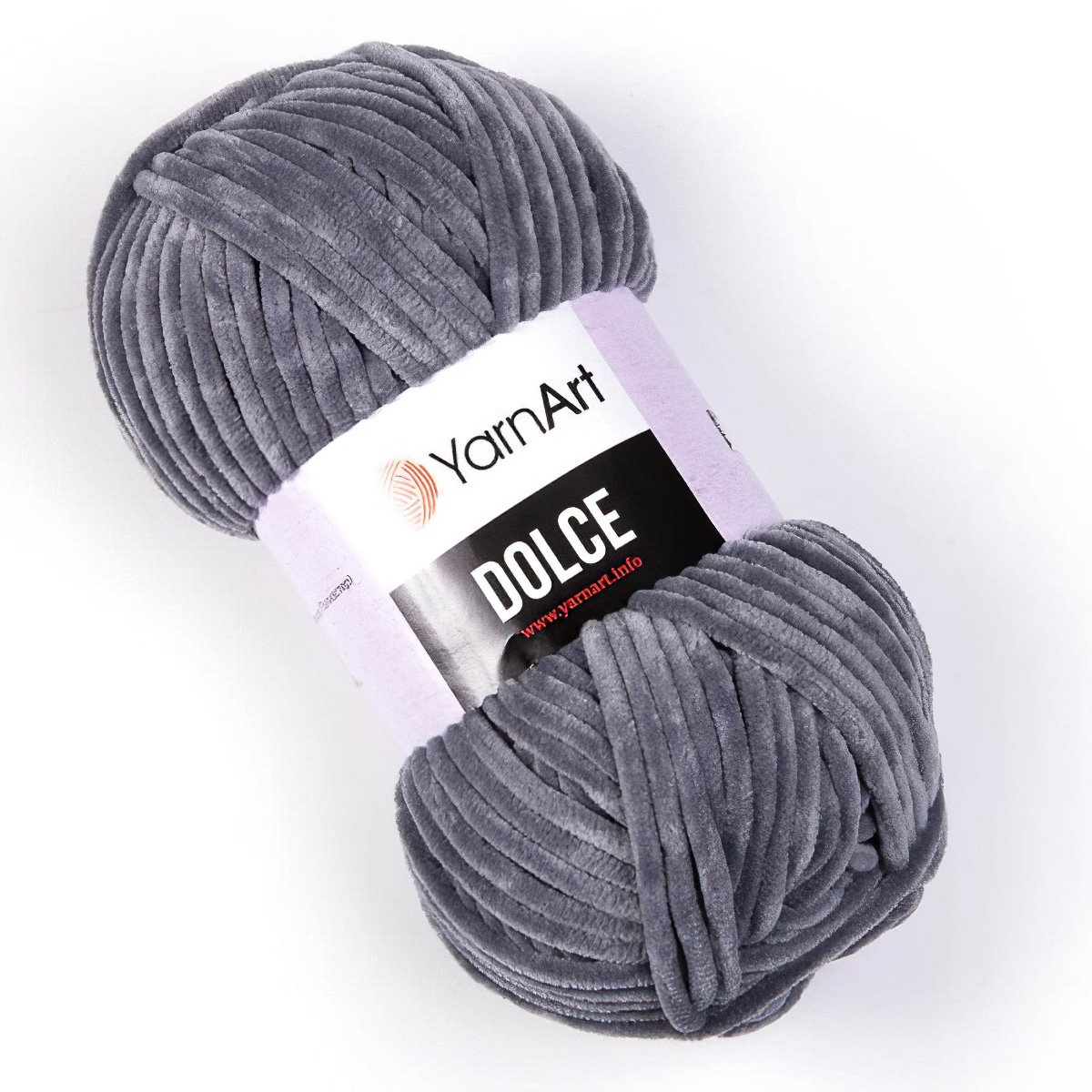 Pletací příze YarnArt DOLCE 760 šedá, efektní, 100g/120m