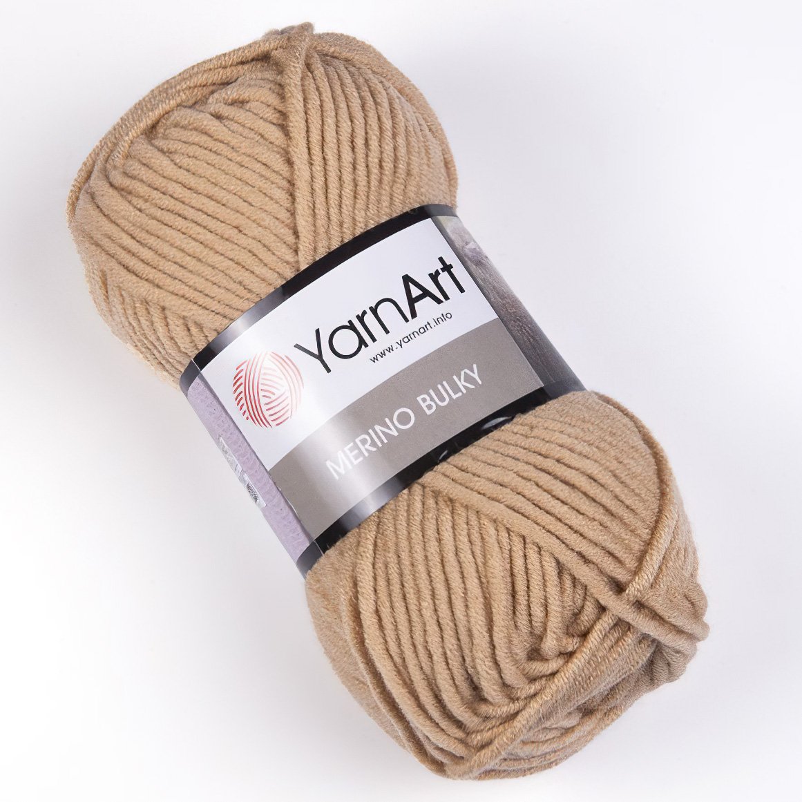 Pletací příze YarnArt MERINO BULKY 511 sytě béžová, 100g/100m