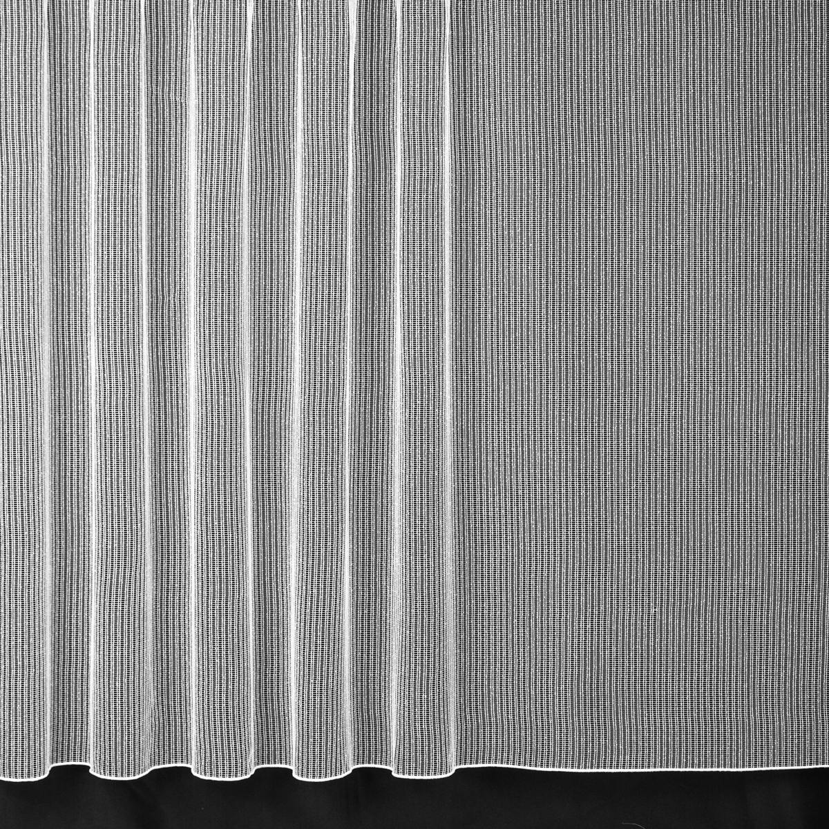 Brilltex Žakarová záclona 778, síťovaná, s olůvkem, bílá, výška 300cm ( v metráži)