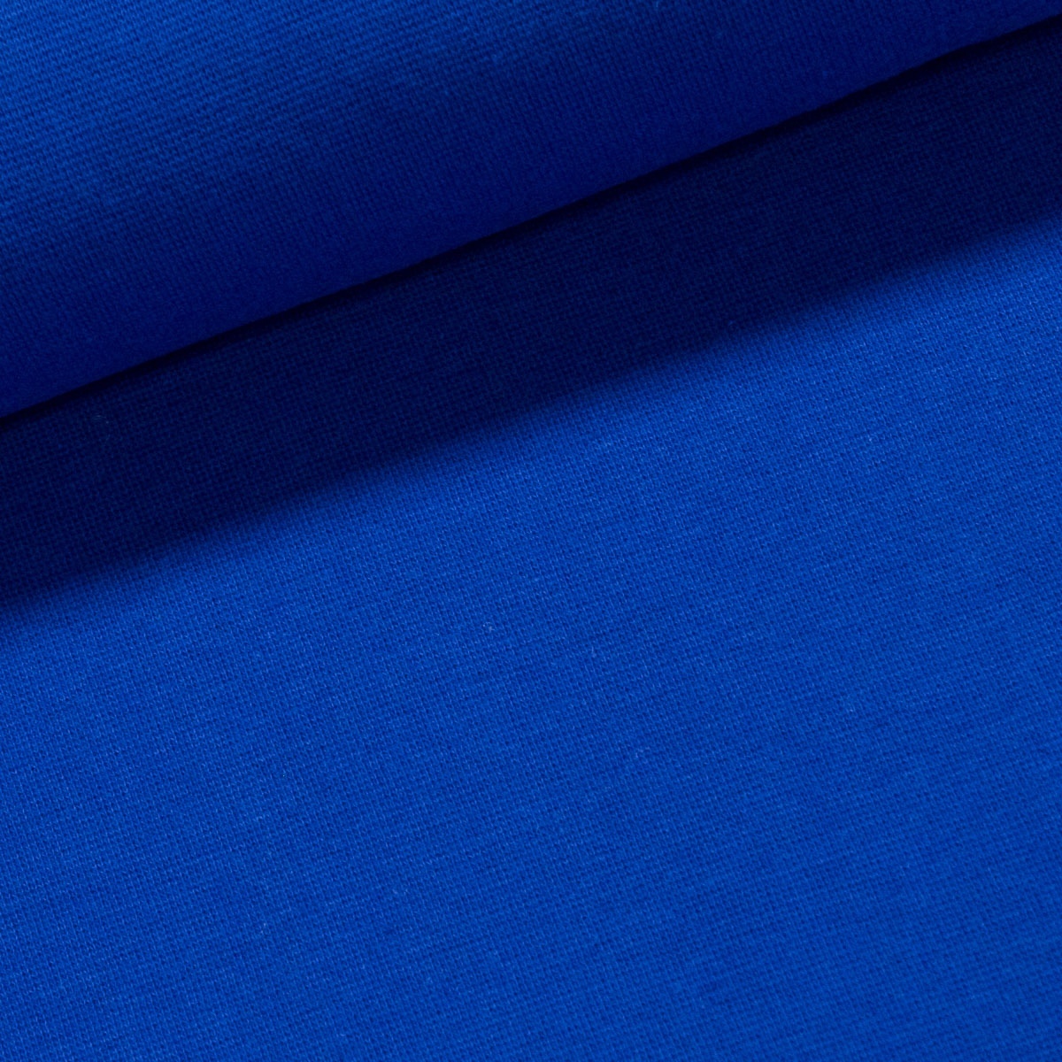 Žebrovaný bavlněný úplet 6201/0005 jemný / hladký, královský modrý, š.35cm (látka v metráži)