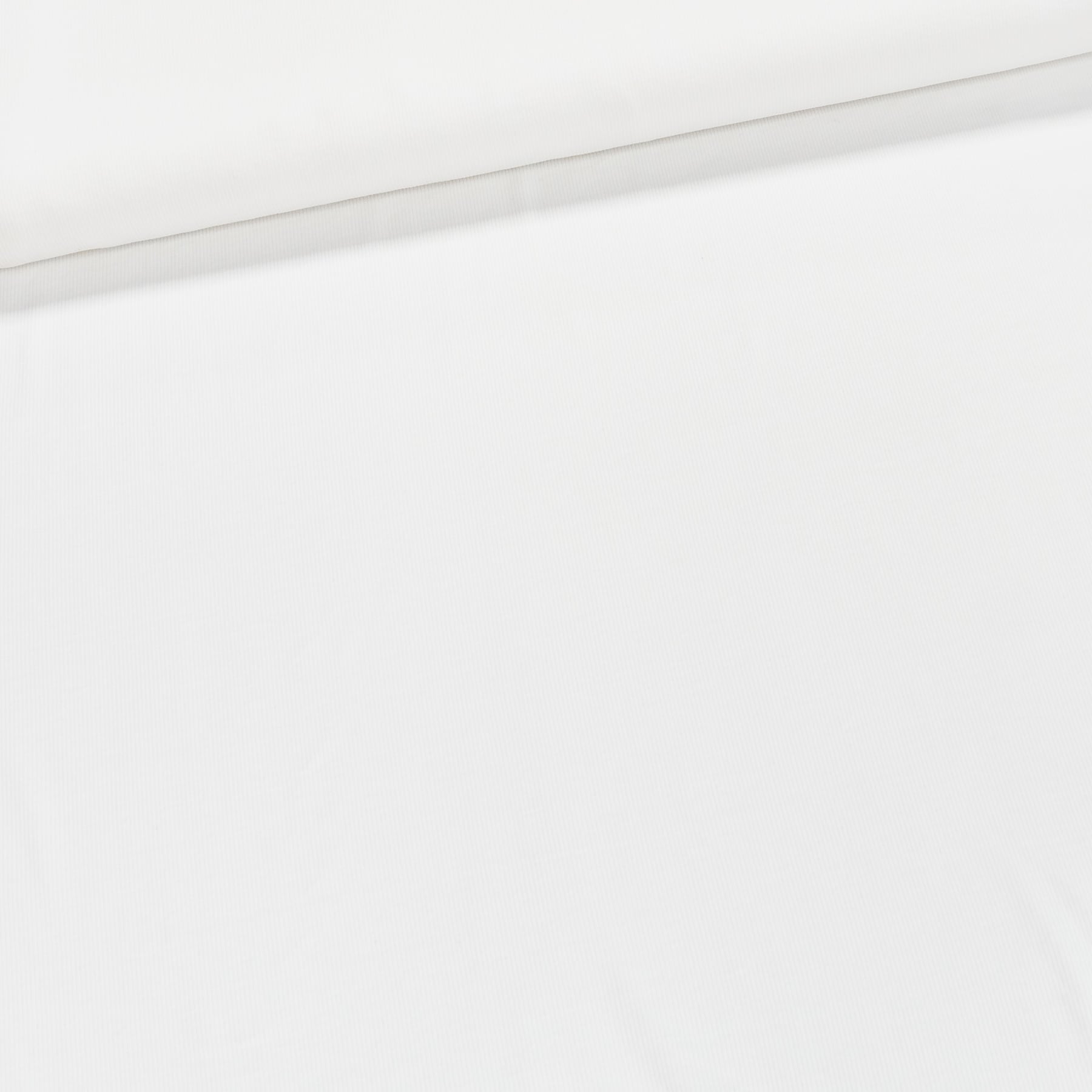 Žebrovaný směsový úplet 6255 0101 jemný, bílý, š.105cm, (látka v metráži)