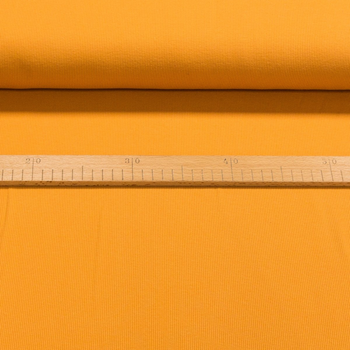 Žebrovaný bavlněný úplet DT-23022 hořčicový, š.115cm (látka v metráži)